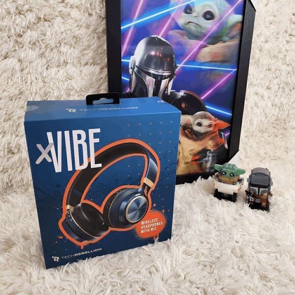 XBIVE Wireless Headphones with Mic Tech Rebellion - Picture 1 of 4